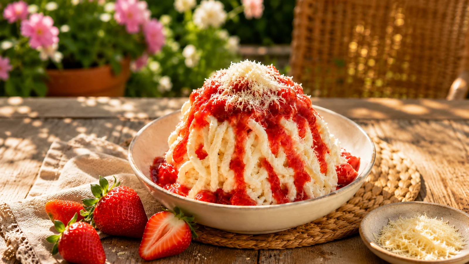 High Protein Spaghetti-Eis-Style-Dessert